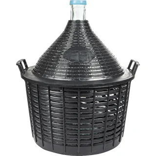Balon do wina 25L, w kosz. plast.