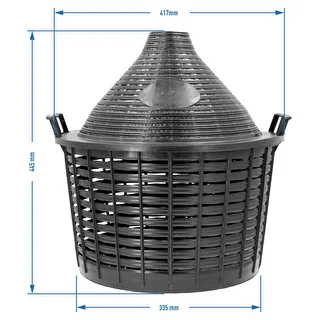Balon do wina 25 L w koszu plastikowym – zdjęcie 6