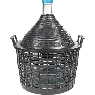 Balon do wina 20L, w kosz. plast.