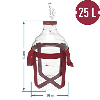 Balon do wina lekki, nietłukący, z szelkami, 25 L – zdjęcie 6