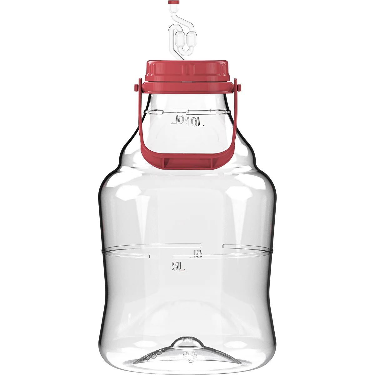 Balon do wina lekki, nietłukący, z uchwytem, 10 L