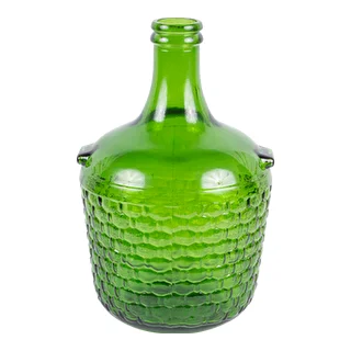 Ozdobny galon szklany, 4 L - zielony – zdjęcie 2