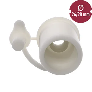 Korek do balonu fi 26/28 mm z zamknięciem – zdjęcie 3