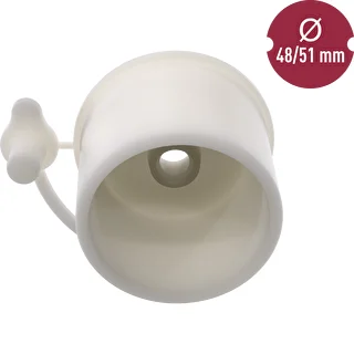 Korek do balonu fi 48/51 mm z zamknięciem – zdjęcie 3