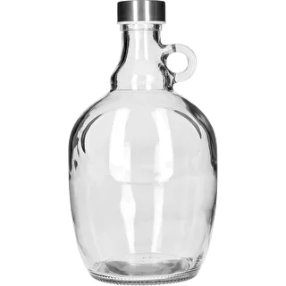 Gąsior Dama 1,5 L, z metalową zakrętką fi 43 mm i uchwytem