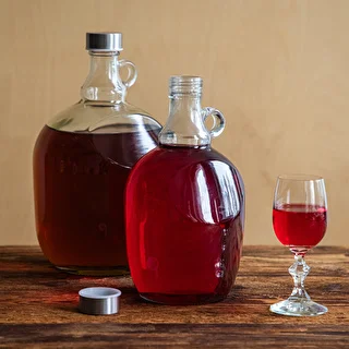 Gąsior Dama 1,5 L, z metalową zakrętką fi 43 mm i uchwytem – zdjęcie 6
