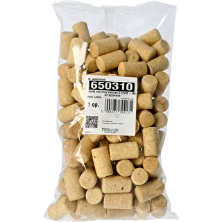 Korek naturalny walcowy d.22x38 -100 szt.aglomerat – zdjęcie 2