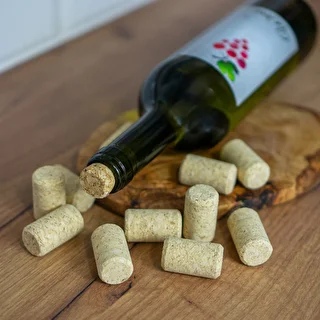 Korek naturalny, walcowy d.22x38 20szt.-aglomerat – zdjęcie 3