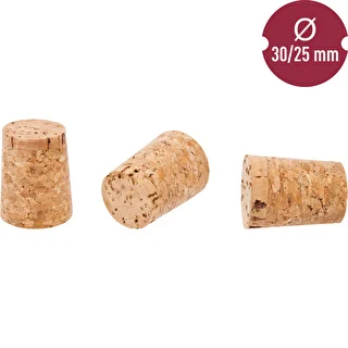 Korek z korka 30/25 mm – zdjęcie 2