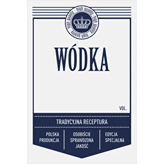 Etykiety samoprzylepne 60x90 mm na butelki, wódkę, 3 wzory 20 szt. – zdjęcie 5