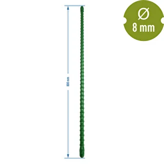 Tyczka stalowa powlekana PE 0,8m x 8mm – zdjęcie 2