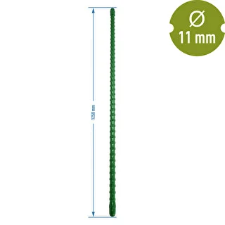 Tyczka stalowa powlekana PE 1,25m x 11mm – zdjęcie 2