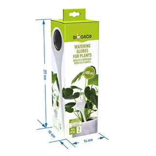 Kule nawadniające do roślin, przezroczyste, 400 ml, 2 szt. – zdjęcie 6