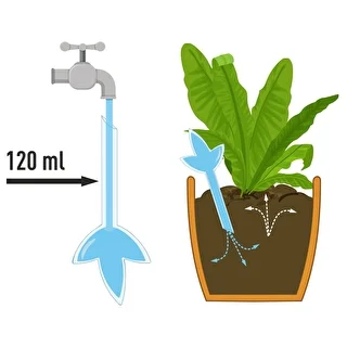 Nawadniacz do roślin – listek przezroczysty, 120 ml – zdjęcie 10