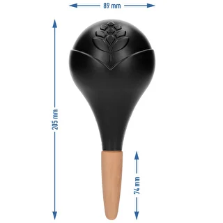 Kula nawadniająca do roślin, czarna matowa z ceramiczną nóżką, 400ml – zdjęcie 6
