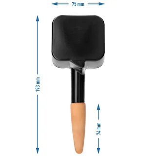 Nawadniacz do roślin – tabliczka czarna z ceramiczną nóżką, 200 ml – zdjęcie 5