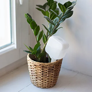 Nawadniacz do roślin - tabliczka biała z ceramiczną nóżką, 200 ml – zdjęcie 9