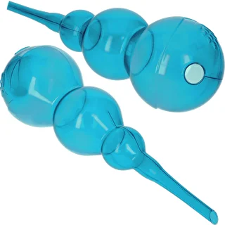 Kula nawadniająca potrójna (trzykomorowa), przezroczysta niebieska, 600 ml – zdjęcie 2