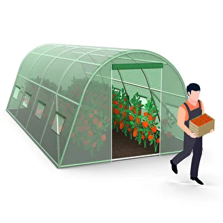 Szklarnia ogrodowa (foliowa) 3x6x2 m – zdjęcie 15