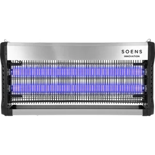 Lampa owadobójcza UVA 40 W, srebrna