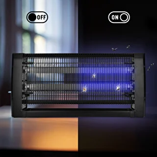 Lampa owadobójcza UVA 20 W, czarna – zdjęcie 8