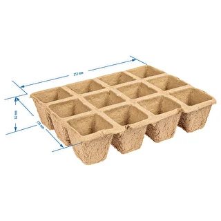 Doniczki papierowe 4,5x5x4,5 cm, 30 szt. – zdjęcie 5
