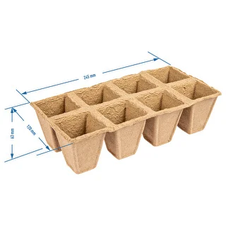 Doniczki papierowe 6 x 6 x 6, zestaw 5 szt. – zdjęcie 4