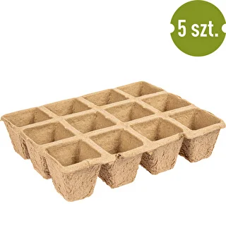Doniczki papierowe 4,5 x 5 x 4,5, zestaw 5 szt. – zdjęcie 3