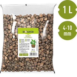 Keramzyt do roślin doniczkowych, ogrodnictwa i lasów w szkle, 4-10 mm, 1L – zdjęcie 3