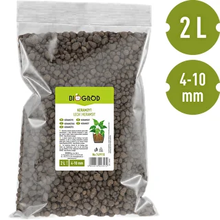 Keramzyt do roślin doniczkowych, ogrodnictwa i lasów w szkle, 4-10 mm, 2L – zdjęcie 3