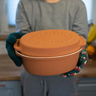 Garnek rzymski szkliwiony 4,5 L (meandry) – zdjęcie 20