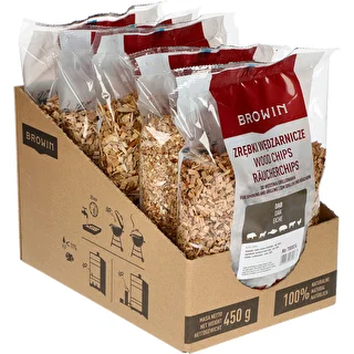 Zrębki do wędzenia/grillowania, dąb, 450 g, kl. 8 – zdjęcie 2
