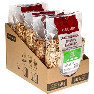 Zrębki do wędzenia/grillowania, jabłoń, 450 g, kl. 8 – zdjęcie 2