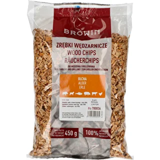 Zrębki do wędzenia/grillowania, olcha, 450 g, kl. 8