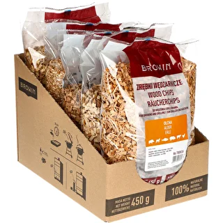 Zrębki do wędzenia/grillowania, olcha, 450 g, kl. 8 – zdjęcie 2