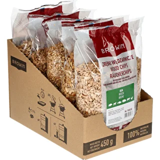 Zrębki do wędzenia/grillowania, buk, 450 g, kl. 8 – zdjęcie 2