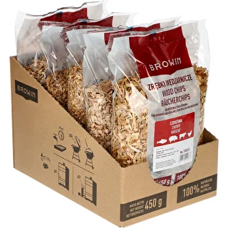 Zrębki do wędzenia/grillowania, czereśnia, 450 g, kl. 8 – zdjęcie 2