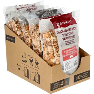 Zrębki do wędz./grill. wieprzowiny - mix olcha + buk, 450 g, kl.10 – zdjęcie 2