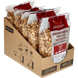 Zrębki do wędzenia/grillowania, czereśnia, 450 g, kl. 10 – zdjęcie 2