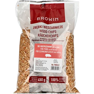 Zrębki wędzarnicze mix olcha + buk kl 2 450g X5 – zdjęcie 2