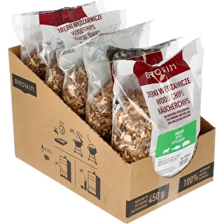 Zrębki do wędzenia/grillowania, jabłoń, 450 g, kl.10 – zdjęcie 2