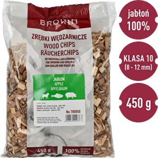 Zrębki do wędzenia/grillowania, jabłoń, 450 g, kl.10 – zdjęcie 3