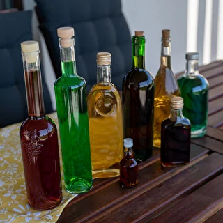 Butelka na nalewki piersiówka z zakr 200 ml 10 szt – zdjęcie 11