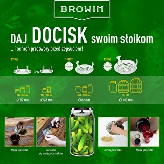 Docisk - sitko do przetworów, kiszonek i octu - do słoików fi 100 mm - 12 szt. – zdjęcie 9