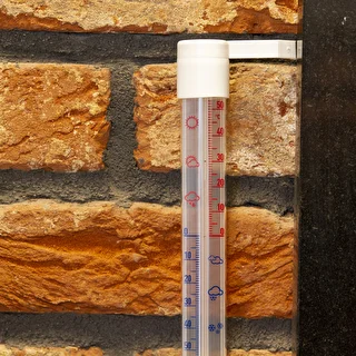 Termometr zewnętrzny z transparentną skalą (-70°C do +50°C) 23cm mix – zdjęcie 6