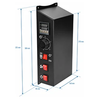 Zestaw modułów z termostatem cyfrowym- dragON 2,7 kW, do wędzarni ogrodowych – zdjęcie 10