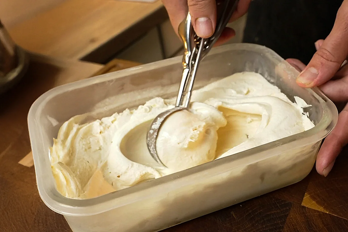 Lody śmietankowe z nutą koniaku