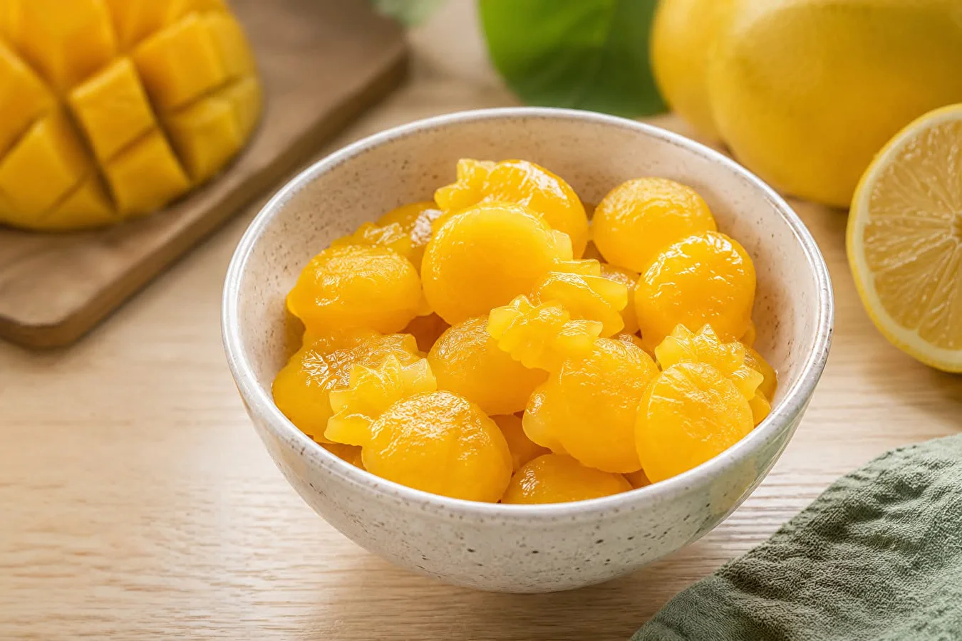 Domowe żelki mango z pektyną