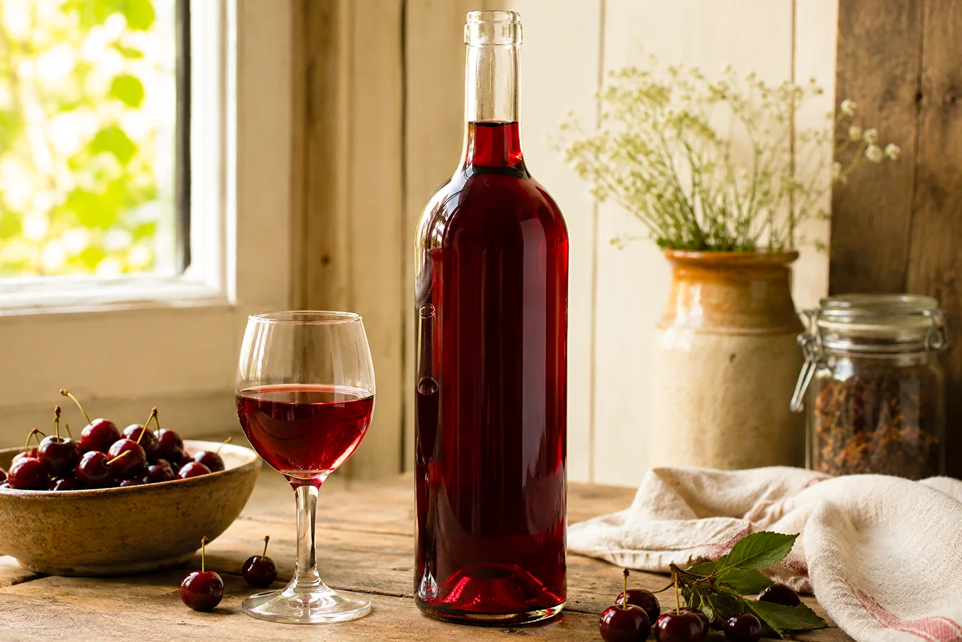 Wino z czereśni