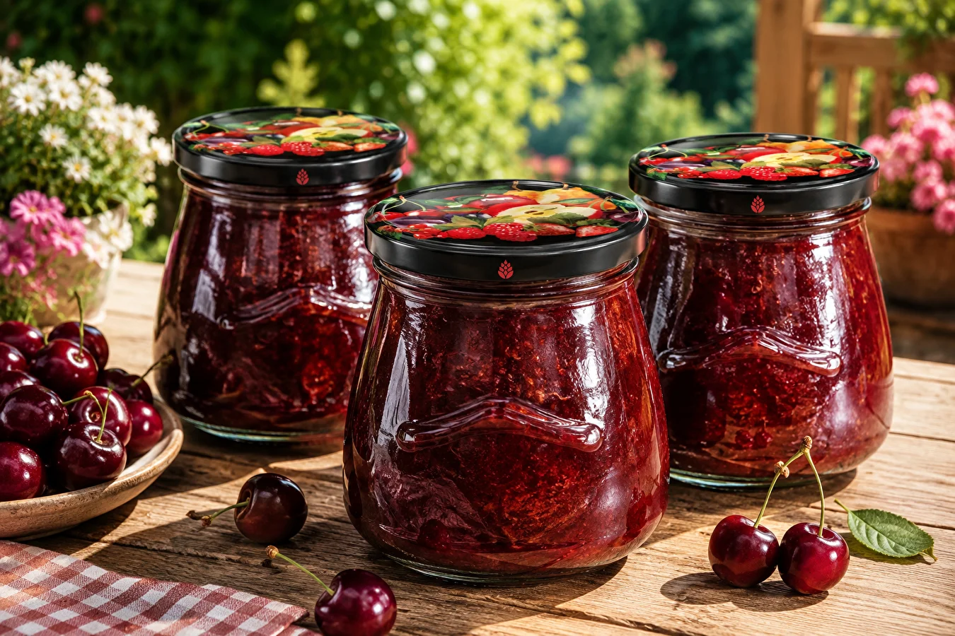 Domowy dżem wiśniowy
